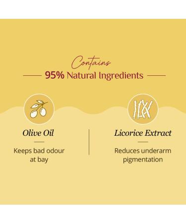 Natural Deodorant Roll On - Citrus Sea | Aluminum & Alcohol-Free | Reduces Dark Underarms & Odor | Pack of 2 for Women | Non-Sticky | 1.69 Fl Oz - Buy Online on GoSupps.com