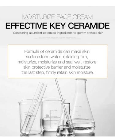 Whitening Ceramide Moisturizing Cream | Best Face Moisturizer for Dry Skin Pore Shrink Firming & Anti-Aging Repair (1 PACK) - Shop Internationally - Buy Online on GoSupps.com