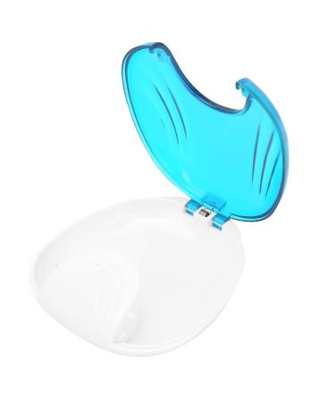 Press case prosthesis box easy to clean for traveling other use to store most small items (light blue)