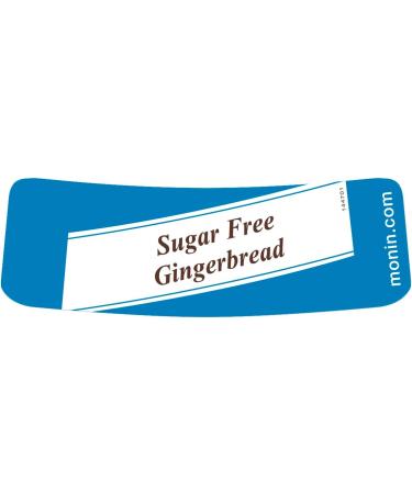 MONIN Premium Gingerbread Sugar-Free Syrup 1L - Vegan-Friendly, Allergen-Free, 100% Natural for Coffee & Cocktails - Buy Online on GoSupps.com