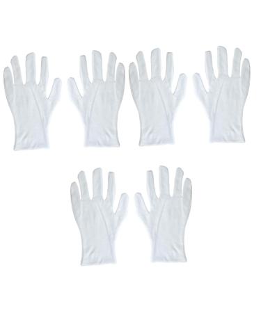 FOMIYES 18 Pairs Factory Gloves Work White Lengthen Cotton Gloves