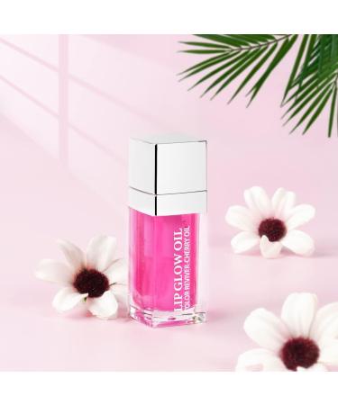 AOOWU Tinted Plumping Lip Oil | Long-Lasting Hydrating Lip Gloss - Raspberry Red - Buy Online on GoSupps.com