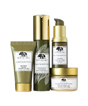 Buy Origins ALL FOR YOUTH Plantscription Essentials 4 Piece Set - Cleanse & Plump | International Shipping Available - Buy Online on GoSupps.com