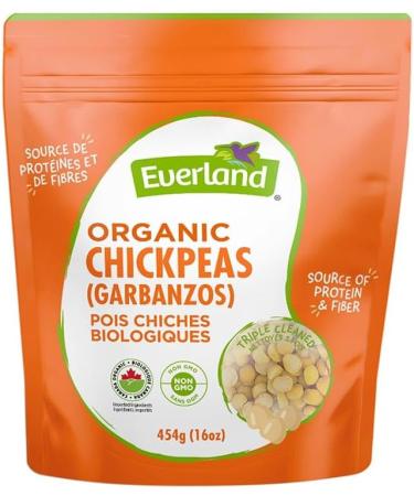 Everland Organic Garbanzo Beans 454gm - Buy Online on GoSupps.com