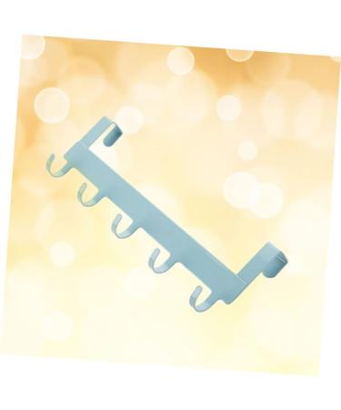 Alipis 2pcs Metal Clothing Rack Towel Hooks Door Towel Rack Clothes Hooks Hook up Multifunction Row Hook Size 1x2pcs Bluex2pcs - Buy Online on GoSupps.com
