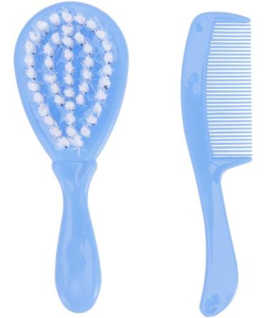 Baby Massage Comb Hair Brush Set with Soft Goat Bristles for Newborns and Toddlers - Buy Online on GoSupps.com