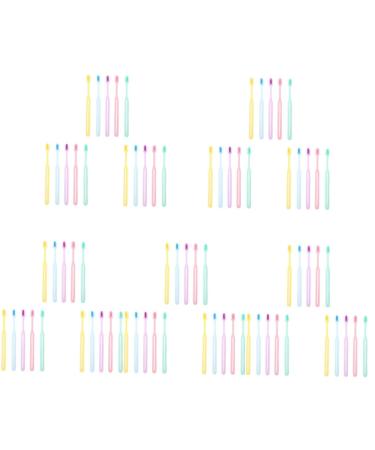Minkissy 75 piece toothbrush travel accessories camping fur toothbrush foldable toothbrush travel accessories plastic manual adult toothbrush bulk daily pp massage lover