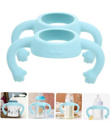 ifundom 10 Pcs Bottle Handle Bottle Grip Bottle Accessories Handle Bottle Grip Silicone Bottle Grip Milk Bottle Feeding Bottle 14.00X5.00X5.00CMx5pcs Sky-bluex5pcs - Buy Online on GoSupps.com