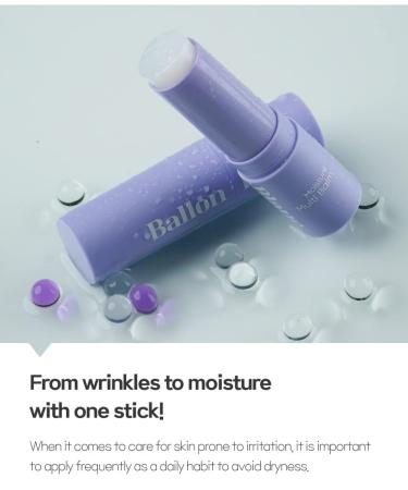 Ballon Blanc Blanc Therapy Moisture Multi Balm - Anti-Aging Wrinkle Balm Stick for Face & Neck - Korean Skin Care - Buy Online on GoSupps.com