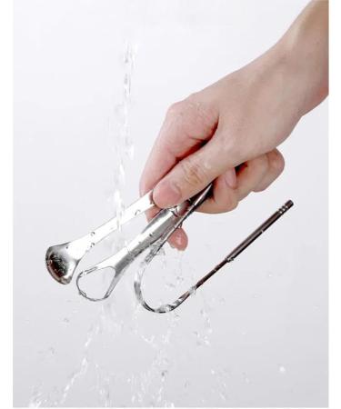 Buy U-Shaped Tongue Scraper for Bad Breath | Effective Tongue Cleaner for Mouth Freshness - International Shipping Available - Buy Online on GoSupps.com
