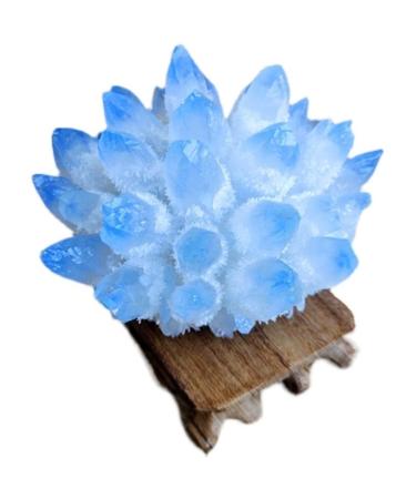 Natural Crystal Rough Stones Natural White Quartz Crystal Cluster Transparent Quartz Specimen Stone Crystal Point Specimen Home (Size : 500-600g)