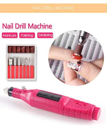 Portable USB Electric Nail Drill Set with 36W Nail Lamp - Manicure Kit for Gel Polish, Acrylic Nails, and Nail Art Decoration - Buy Online on GoSupps.com