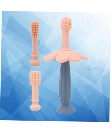 Beavorty Child Tooth Cleaning Tool - Silicone Infant Toothbrush (1 Pack Pink) | Gentle Mouth Care for Kids - Buy Online on GoSupps.com