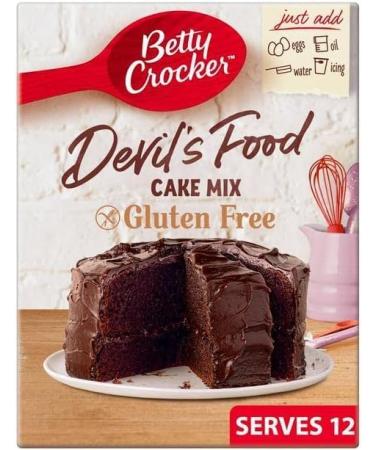 Betty Crocker Gluten Free Devil's Food Chocolate Cake Mix (425g)| High qulity premium product | Gluten Free | - Buy Online on GoSupps.com