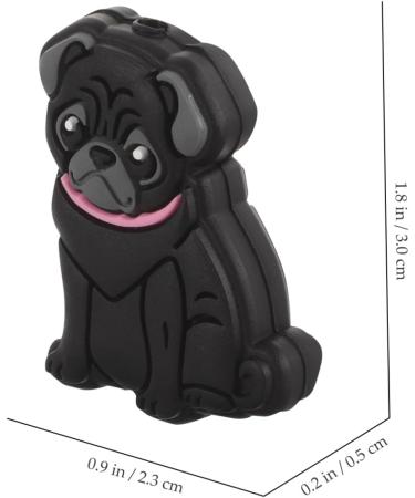 COHEALI 10pcs Dog Beads Baby Accessories - Black Silicone Teether Beads (3.1x2.3cm) - Food Grade Silica Gel - Buy Online on GoSupps.com