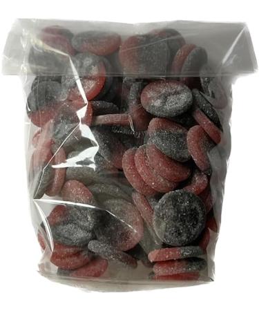 Jordgubb/Lakrits - Strawberry Liquorice Peace Symbols 400g BIG BAG Pick n Mix Gift - Buy Online on GoSupps.com