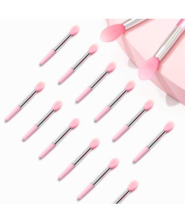 Spove 12pcs Silicone Lip Brush Set - Makeup Eyebrow Lipstick Brushes Applicator Cosmetic Wands for Balm, Mask, Oil - Buy Online on GoSupps.com