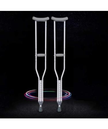 Crutches for Adults Underarm Crutches 1 pair underarms crutches lightweight elderly adults height-adjustable walking sticks anti-skid walking rehabilitation Great for Travel or Selfless dedication - Buy Online on GoSupps.com
