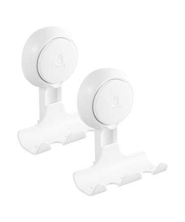 Honhoha razor holder hook shower carrier shaver hooks-reusable self-adhesive wall-razor-suction hooks for hat razor towels coat