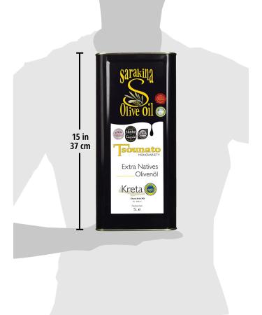 Sarakina Extra Virgin Olive Oil (PGI) - 5000 ml (5L) | Premium Quality International Shipping - Buy Online on GoSupps.com