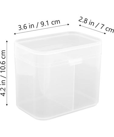 Premium 2-Piece Makeup Case & Cosmetic Cotton Holder Set | Versatile Tubular Round Pads & Storage for Bathroom | International Shipping - Buy Online on GoSupps.com