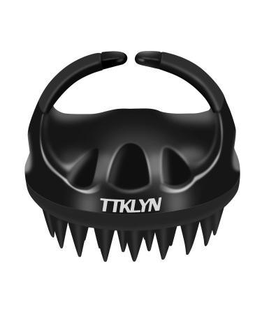TTKLYN Soft Silicone Hair Shampoo Brush for Gentle Scalp Care and Massager - Black - Buy Online on GoSupps.com