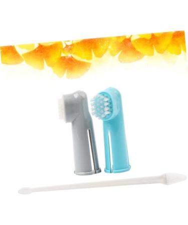 Balacoo 4 sets 3pcs Toothbrush Dog Pets Pet Finger Puppy for Small Brush Cats Toothpaste Tooth Cleaning - Buy Online on GoSupps.com