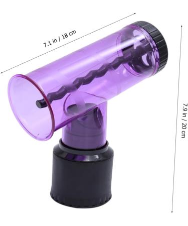 Baluue Dryer Mouth Cover Electric Hot Rollers Heating Hair Straighteners Hairdressing Roller Purple 18*8.5cm Purple - Buy Online on GoSupps.com