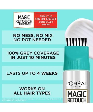 L'Oreal Paris Magic Retouch Permanent Root Concealer Touching Up Grey Hair Dye Light Brown 6 95 g (Pack of 2) MAGIC RETOUCH PERMANENT 6 LIGHT BROWN 95 g (Pack of 2) - Buy Online on GoSupps.com