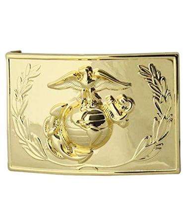 Vanguard MARINE CORPS DRESS BUCKLE - 24K GOLD PLATED WITH EMBLEM AND WREATH