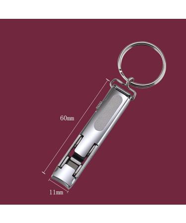 HCHGJKN Nail Clippers Stainless Steel Ultra-thin Hand Toenail Clipper Cutter Trimmer Keychain Nail Clipper With Bottle Opener - Buy Online on GoSupps.com
