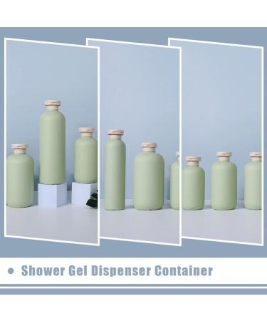 minkissy 3pcs Flip Cap Shampoo Bottles Empty Sub Package Squeeze Bottles Shower Gel Bottle Refillable Containers for Shampoo Lotions Cream Wash Conditioner Green 12.8x5.8cm - Buy Online on GoSupps.com
