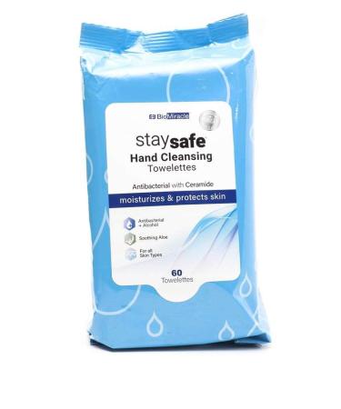 Stay Safe Antibacterial Hand Cleansing Towelettes