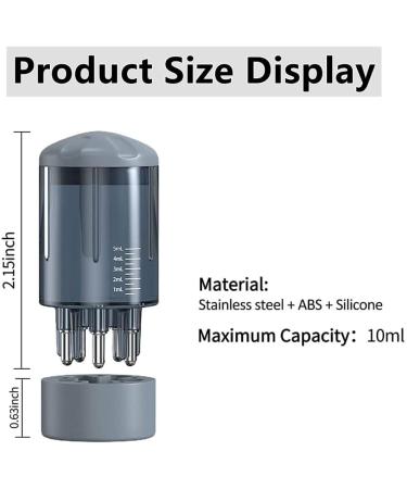 Taicols Scalp Applicator Comb Hair Oil Applicator Hair Growth Care Hair Massager Portable Hair Oil Applicator Bottle Scalp Massager (Grayish) - Buy Online on GoSupps.com