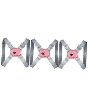 FOMIYES 3 Sets Belt Posture Flexible Hump Belt Shoulder Support Belt Adjustable Belt Smart Humpback Belt Hunchback Sitting Posture Belt