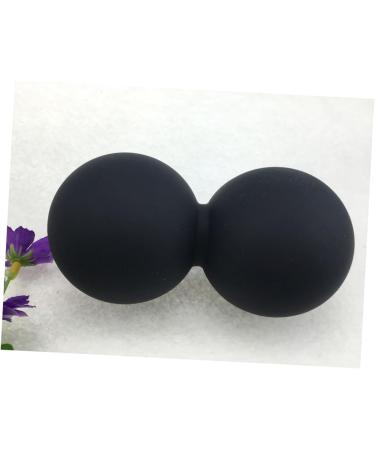Magiclulu Peanut Balls - Double Lacrosse Massage Balls for Muscle Relaxation | Fitness & Yoga Gear | 12x6.3cm Black - Buy Online on GoSupps.com