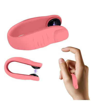 Cacacook acupressure clip acupressure clip migraine relief clip massage hand gripper portable acupressure stress reduction 2 pieces pink thumb