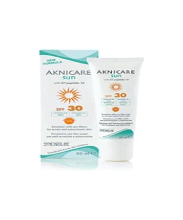 SYNCHROLINE AKNICARE SUN FACE UVB 30 - UVA 20 50ml For acne