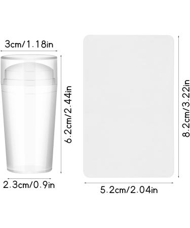 Cozlly Clear Jelly Nail Art Stamper Set | Silicone Stamper with Scraper | Nail Stamping Tools for Manicure Designs - Buy Online on GoSupps.com
