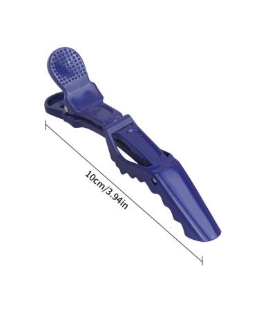 Buy Snap Clips Crocodile Hair Clip Set - Alligator Sectioning Clamps (6 Pcs) in Blue | Best Hairdressing Styling Accessories Online - Buy Online on GoSupps.com