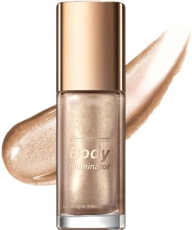  KARLOR Body Oil - 40 ml - Glitter Liquid - Shiny - Body Cream with Glitter - Rose Gold - Buy Online on GoSupps.com