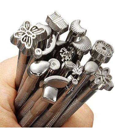 BANYOUR 20PCS Leather Stamping Set for DIY Saddle Making & Craft Stamps - Leather Carving Tools & Hammer - Buy Online on GoSupps.com
