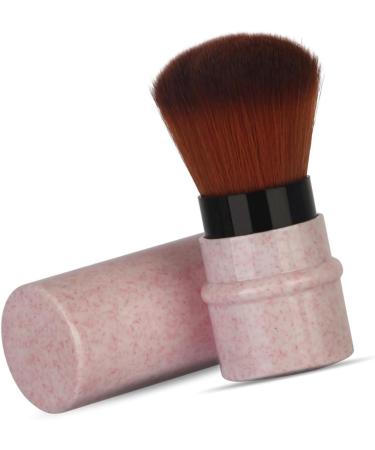 Face Powder Blush Makeup Brush Concealer Brush Powder Brush Short for Girlfriend Mother Artist Beginner (Pink) - Buy Online on GoSupps.com