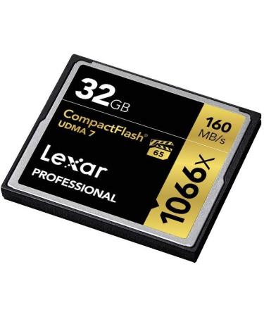 Lexar Professional 1066x 32GB CompactFlash Card | VPG-65 | LCF32GCRBNA1066 - Buy Online on GoSupps.com