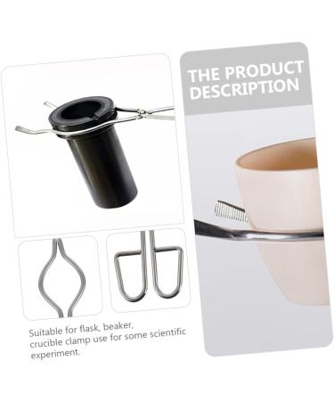 Exceart 2-Pack Beaker Clamp & Ticker Tongs - Stainless Steel Laboratory Brackets for Chemical Deliveries & Cremation - Buy Online on GoSupps.com
