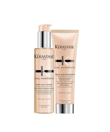 Kerastase Curl Manifesto Curl Contour Gel 150ml Fundamental Day Cream 150ml