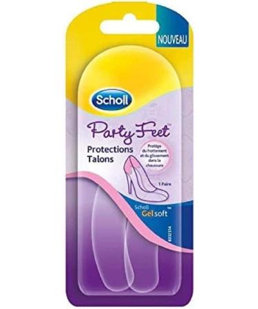 SCHOLL Pack of 4 Cases of 2 Gelsoft Party Feet Heel Protectors - Buy Online on GoSupps.com