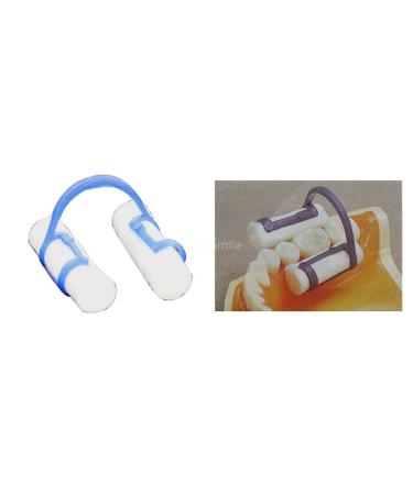 Disposable Cotton Roll Holder - 100pcs Blue Clip for Dental Clinics | Teeth Isolator & Holder - Buy Online on GoSupps.com
