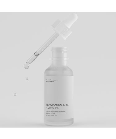 Niacinamide 10% + Zinc 1% Serum for Face 30ML/1 Fl Oz Anti-aging Niacinamide Zinc Serum for Women Niacinamide Facial Serum For Acne Pores Fine Lines. 1 PCS