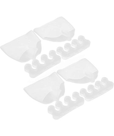 Toe Separators - 2 Sets of Transparent Silicone Orthosis for Overlapping Toes | Best Toe Spacers for Comfort & Alignment - Buy Online on GoSupps.com